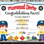 98 Of The Most Awesome Pinewood Derby Award Ideas ~ Cub Intended For Pinewood Derby Certificate Template
