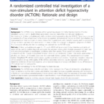 A Randomized Controlled Trial Investigation Of A Non Within Daily Report Card Template For Adhd