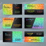 Abstract Professional And Designer Business Card Template Or.. With Designer Visiting Cards Templates