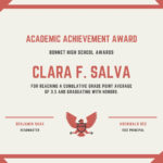 Academic Achievement Award Certificate – Templatescanva Pertaining To Academic Award Certificate Template