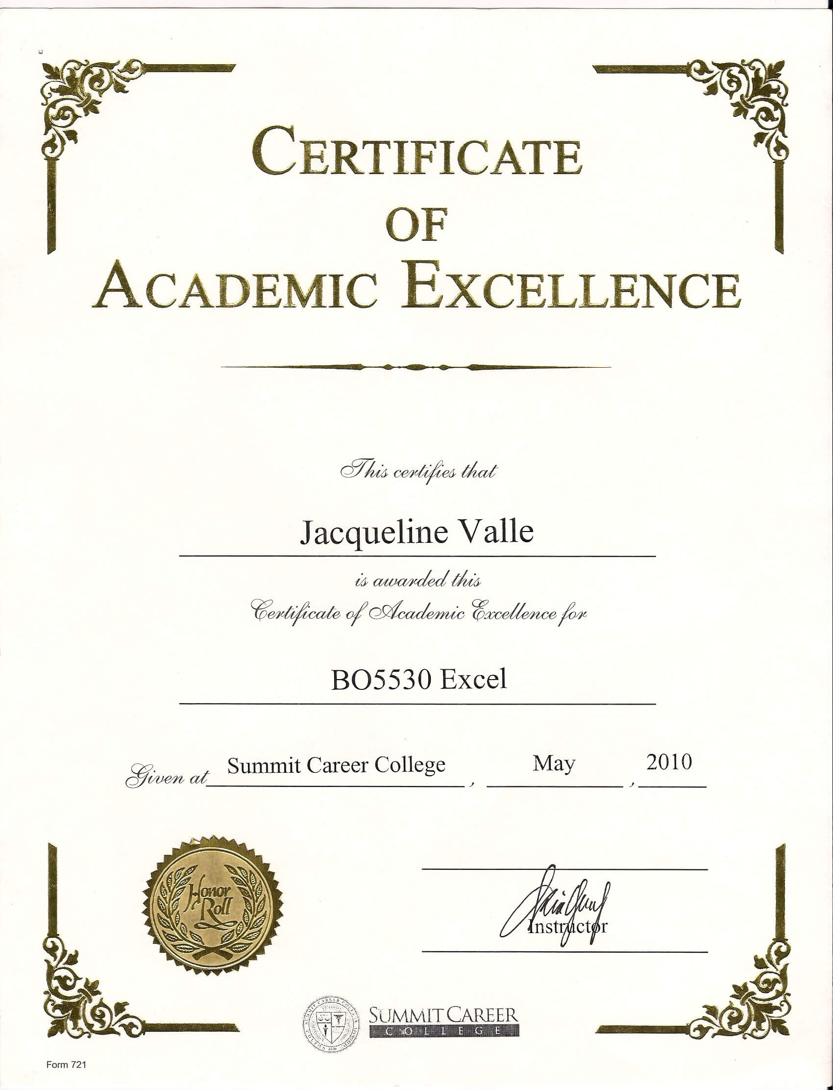 Academic Award Certificate Template ] – Academic Award Regarding Academic Award Certificate Template