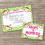 Adopt A Monkey Or Mod Monkey Adoption Certificate And Sign Throughout Toy Adoption Certificate Template