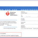 Aha Cpr Card Template | Marseillevitrollesrugby Pertaining To Forklift Certification Card Template