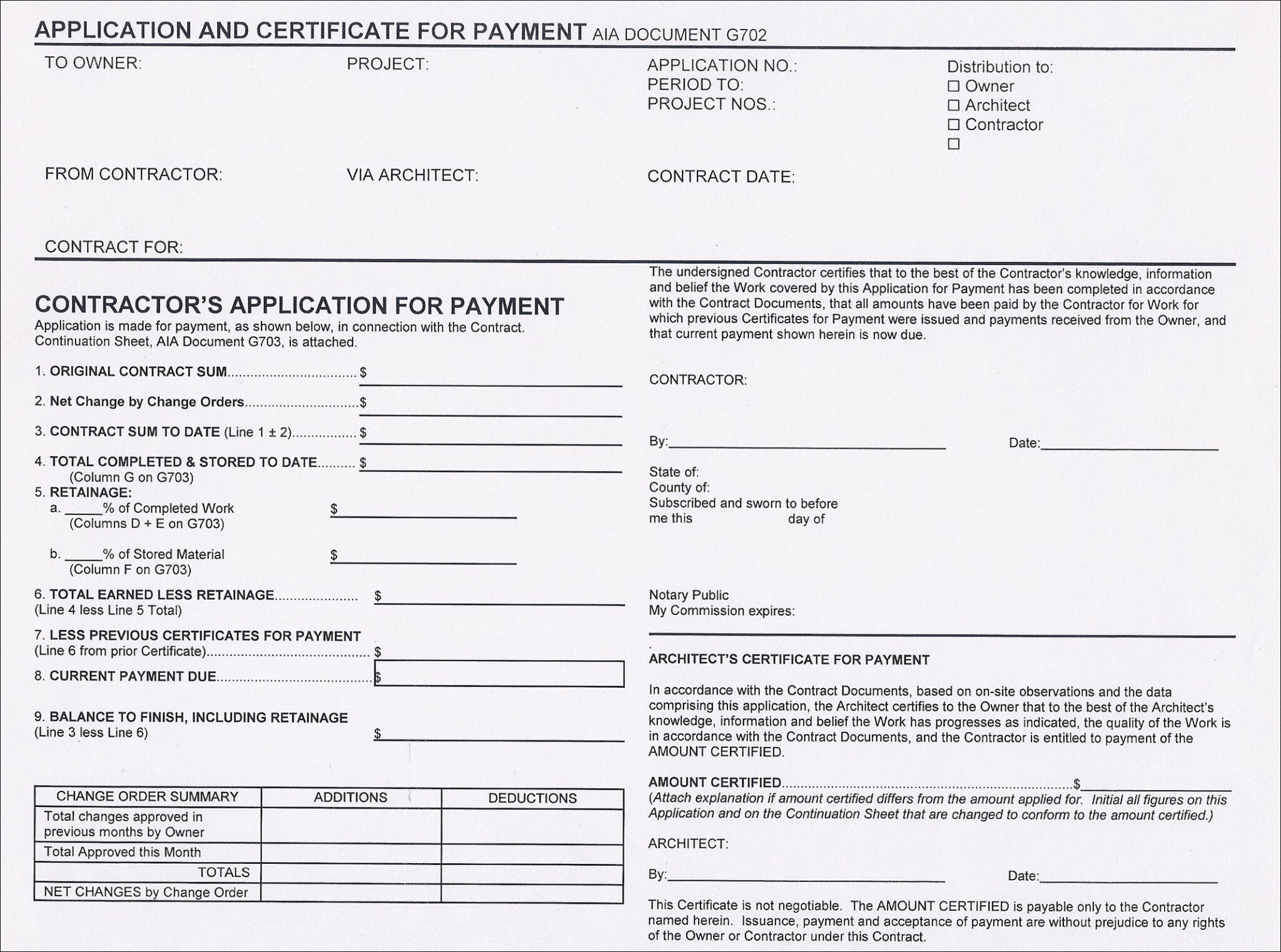 Aia Form G703 Excel For Your Construction Payment Inside Construction