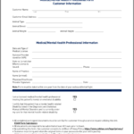 Airline Requirements For Traveling With An Emotional Support With Fit To Fly Certificate Template