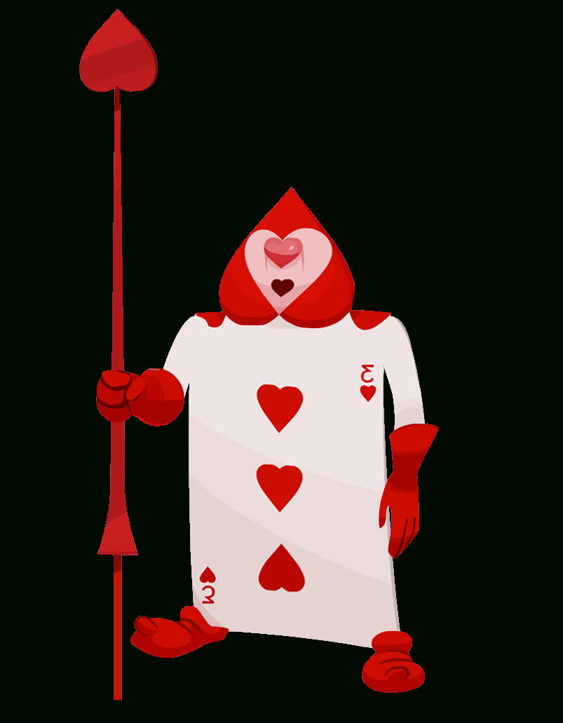 Alice In Wonderland Playing Cards Transparent & Png Clipart For Alice In Wonderland Card Soldiers Template