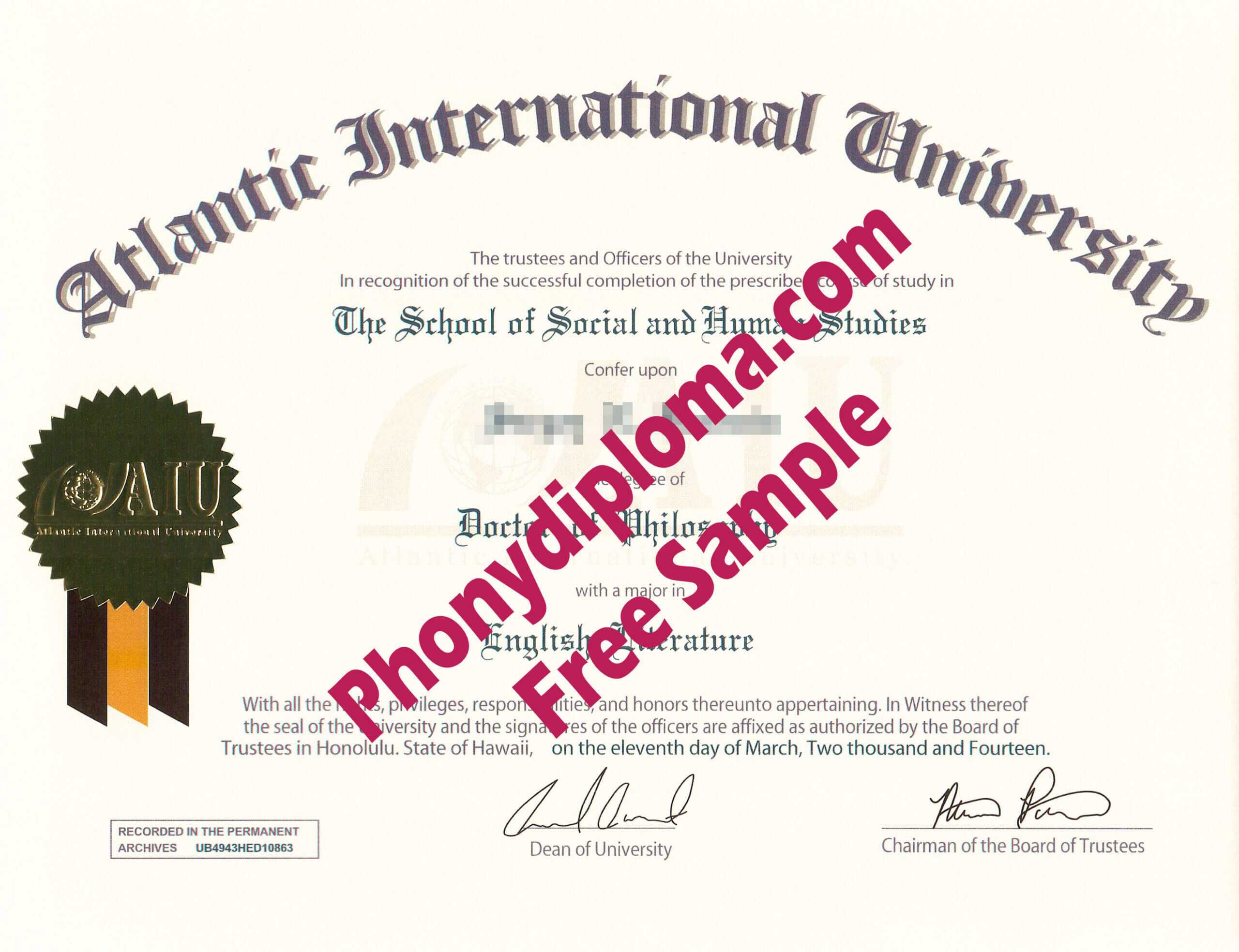 All Fake Diploma Samples In Usa - Phonydiploma Intended For Fake Diploma Certificate Template