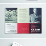 Amazing Clean Trifold Brochure Template | Free Download Intended For Cleaning Brochure Templates Free