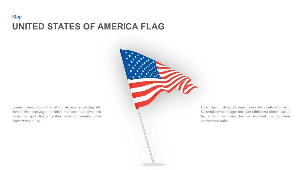 American Flag Powerpoint Template And Keynote Slide Pertaining To American Flag Powerpoint Template