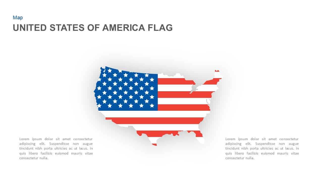 American Flag Powerpoint Template And Keynote Slide With American Flag Powerpoint Template