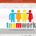 Animated Teamwork Powerpoint Template For Powerpoint Presentation Animation Templates