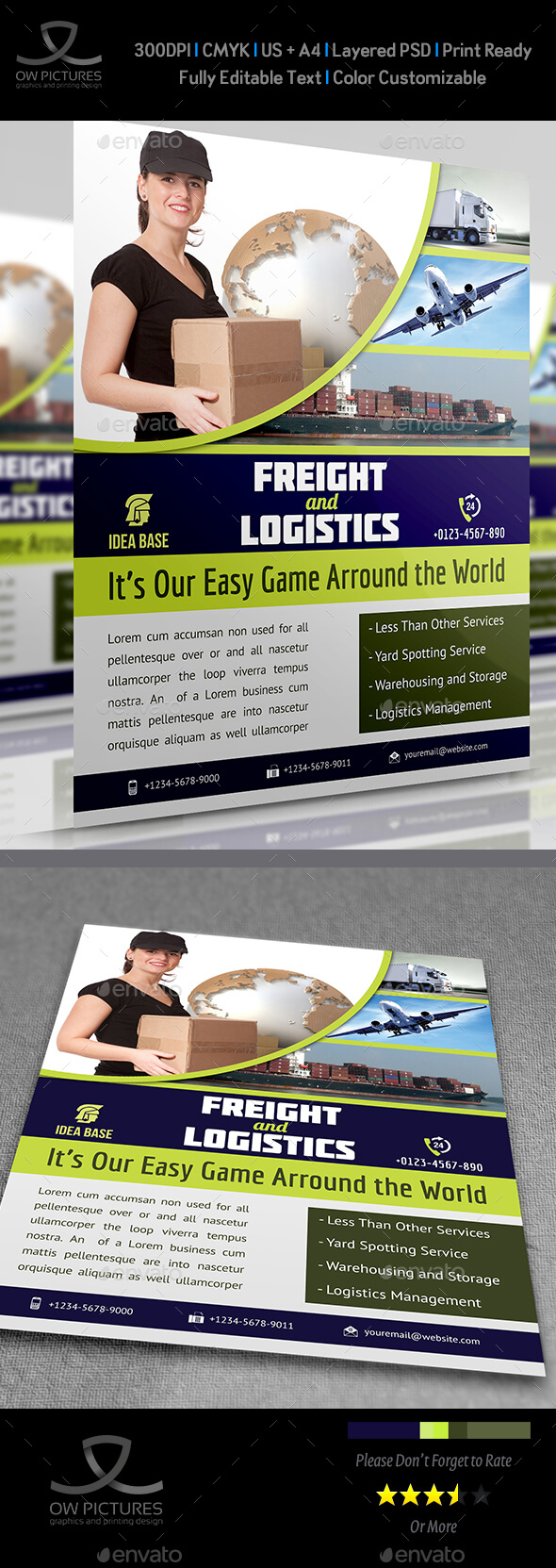 Aramex Graphics, Designs & Templates From Graphicriver Within Fedex Brochure Template