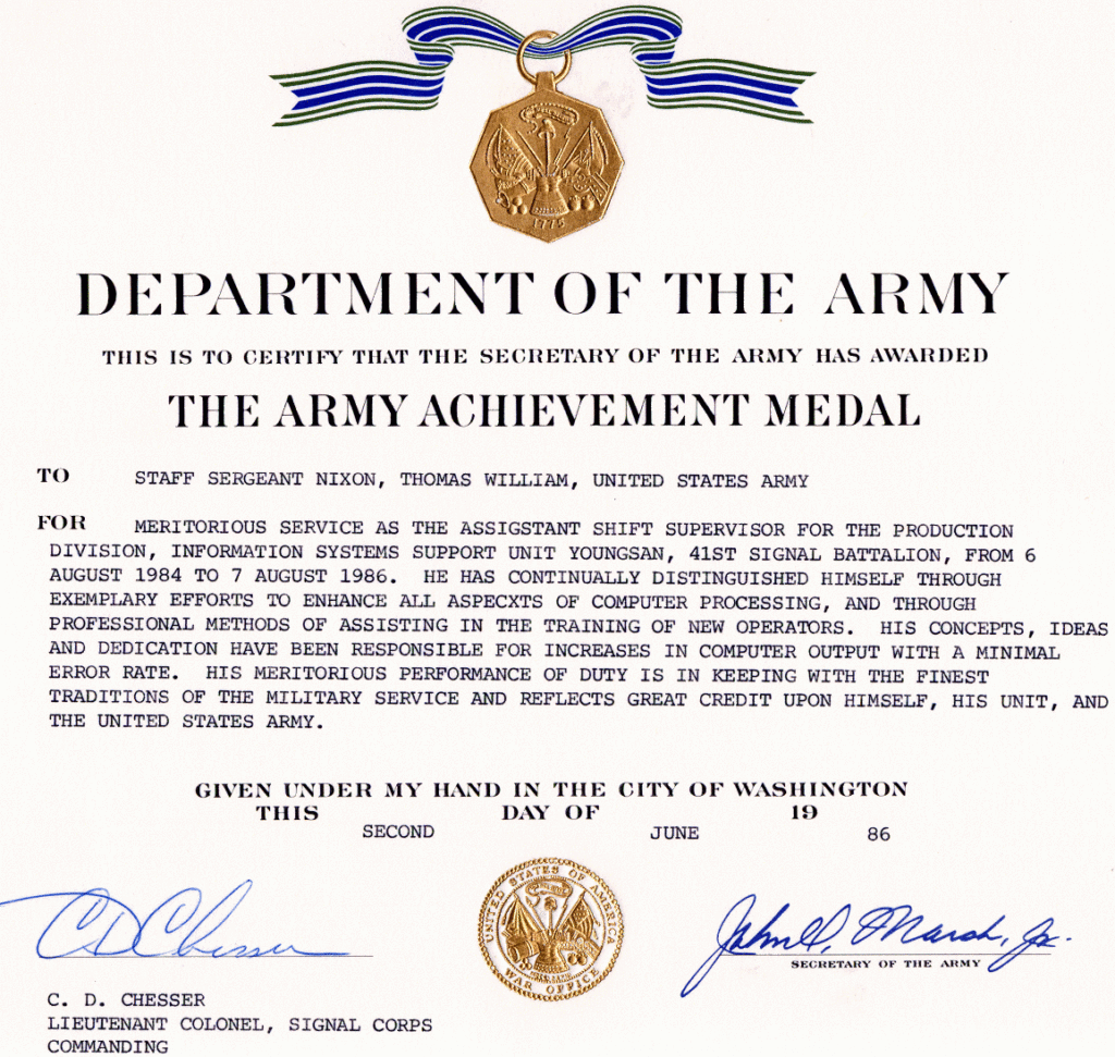 Jrotc Army Certificate Of Achievement Award Template Sample 8496 | Hot ...