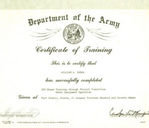Army Certificate Of Training Template - Barati.ald2014 throughout Army Certificate Of Completion Template