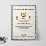 Army Thank You Certificate Of Service Template Intended For Army Certificate Of Achievement Template