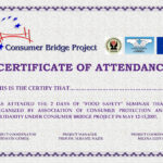 Attendance Certificate Sample – Cerescoffee.co Throughout Perfect Attendance Certificate Template
