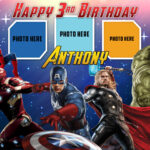 Avengers Birthday Tarpaulin Template | Dioskouri Designs With Avengers Birthday Card Template