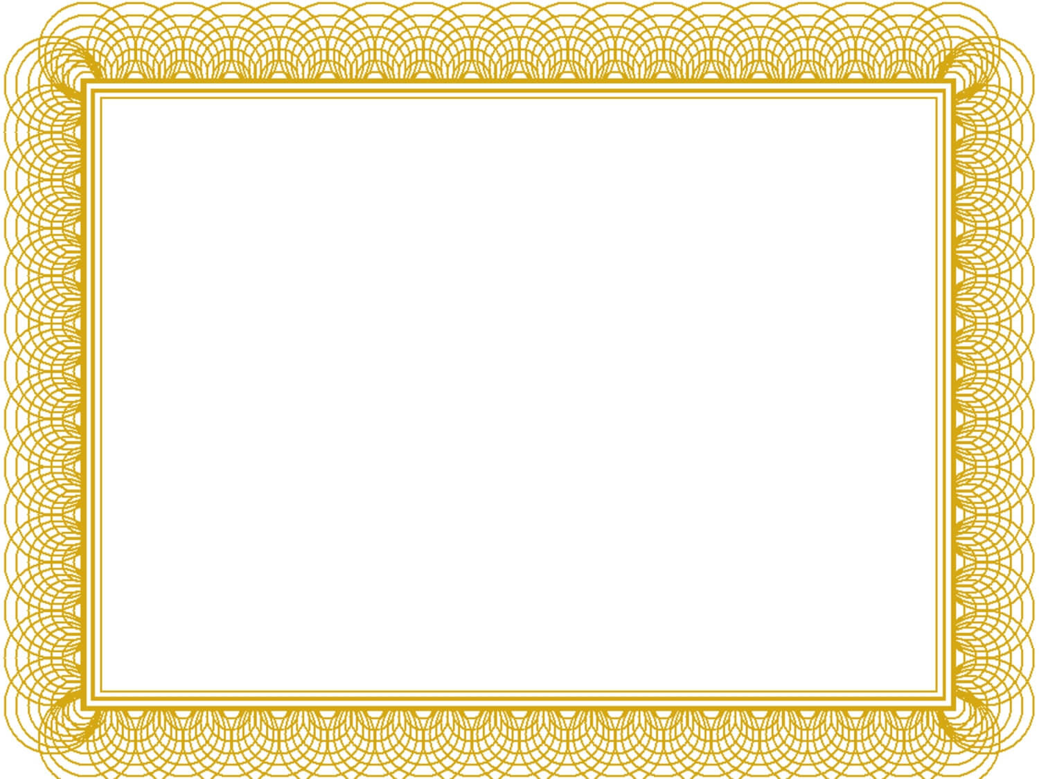 Award Certificate Border Template Pertaining To Gold Regarding Award Certificate Border Template