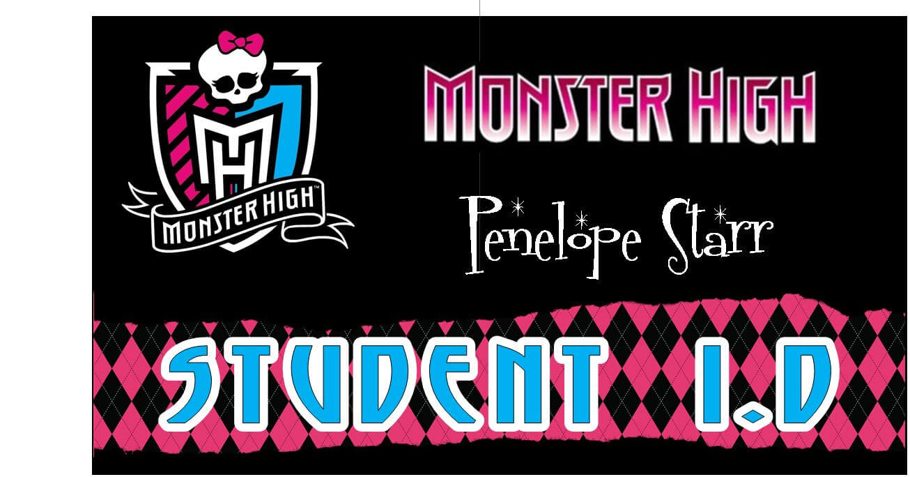 Awesome Monster High Party Games ~ Diy And Printables! Inside Monster High Birthday Card Template