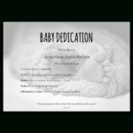 Baby Dedication Certificate Template For Word [Free Printable] Inside Baby Christening Certificate Template
