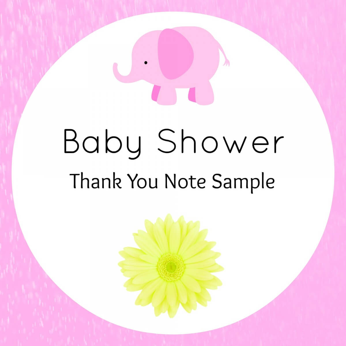 Baby Shower Thank You | Confetti & Bliss For Thank You Card Template For Baby Shower