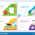 Back To School Information Brochure Card Set. Student Within Student Brochure Template