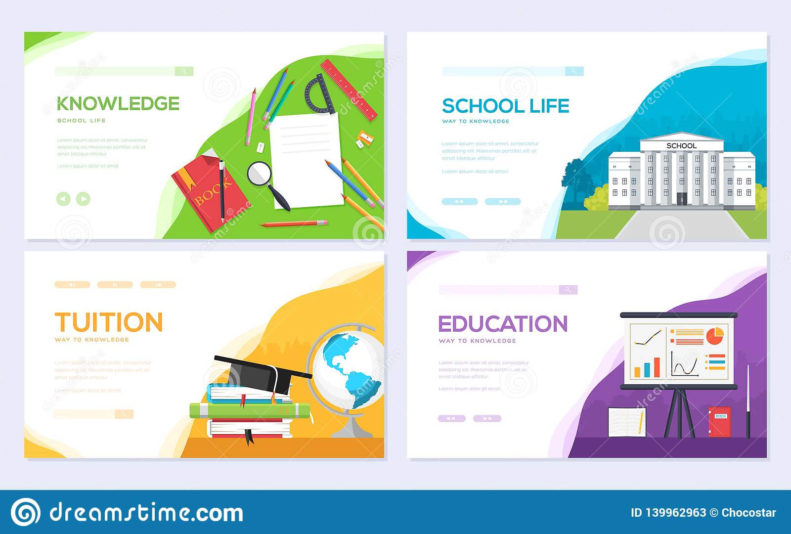 Back To School Information Brochure Card Set. Student Within Student Brochure Template