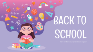 Back To School Social Media Theme For Google Slides And throughout Back To School Powerpoint Template
