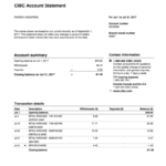 Bank Statement Template – Fill Online, Printable, Fillable With Credit Card Statement Template