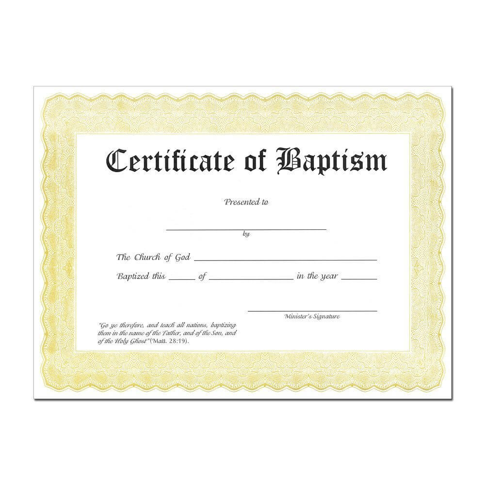 Baptism Certificate – Barati.ald2014 Throughout Baptism Certificate Template Download