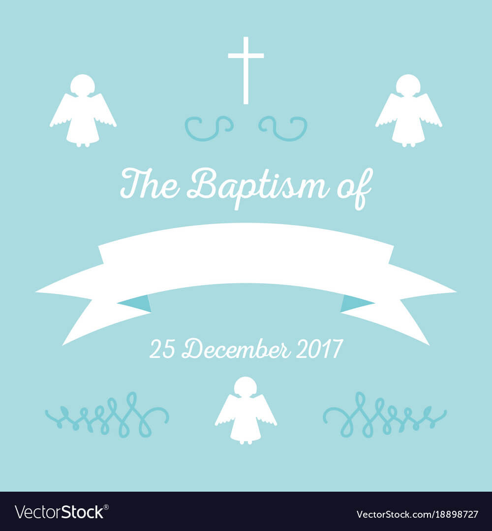 Baptism Invitation Template Regarding Free Christening Invitation Cards Templates