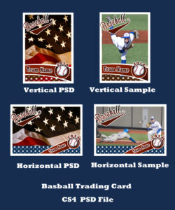 Baseball Card Template Psd Cs4Photoshopbevie55 On Deviantart inside Baseball Card Template Psd