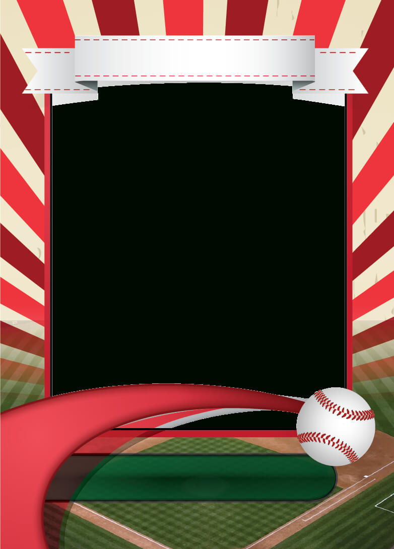 Baseball Card Transparent & Png Clipart Free Download – Ywd Inside Baseball Card Template Psd