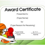 Basketball Certificates Intended For Free Funny Award Certificate Templates For Word