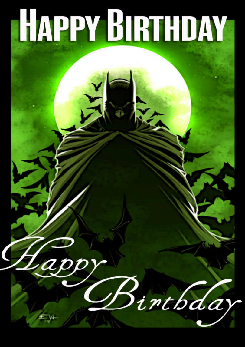 Batman Birthday Card | Free Printable Birthday Cards Throughout Batman Birthday Card Template