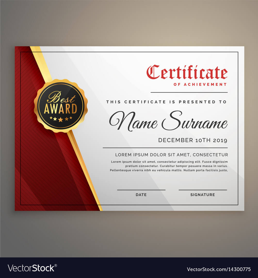 Beautiful Certificate Template Design With Best With Beautiful Certificate Templates