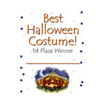 Best Halloween Costume Certificate Award In Halloween Costume Certificate Template