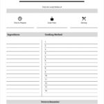 Best Looking Full Page Recipe Card In Microsoft Word – Used Within Free Recipe Card Templates For Microsoft Word