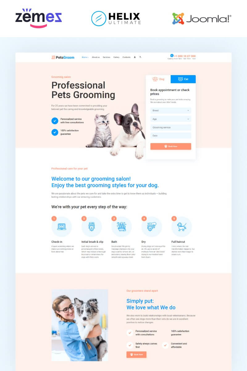 Best Pet Shop Joomla Templates | Templatemonster Throughout Service Dog Certificate Template