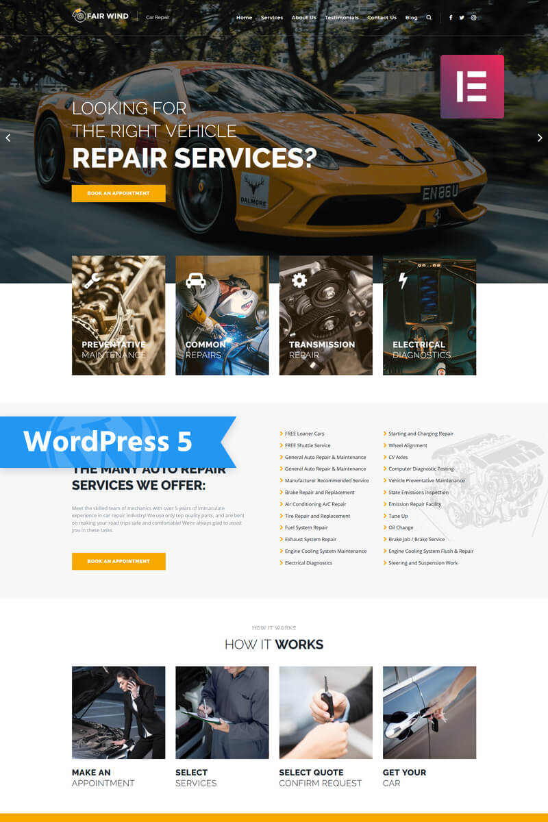 Best Selling Car WordPress Themes 2020 | Templatemonster In Automotive Gift Certificate Template