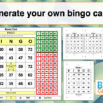Bingo Card Generator Excel Tutorial With Bingo Card Template Word