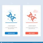Bio, Dna, Genetics, Technology Blue And Red Download And Buy Throughout Bio Card Template