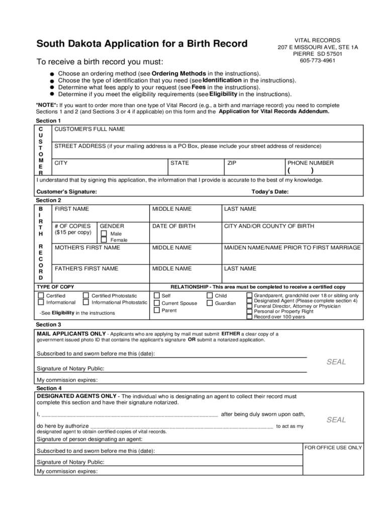 Birth Certificate Form – 34 Free Templates In Pdf, Word With Official Birth Certificate Template