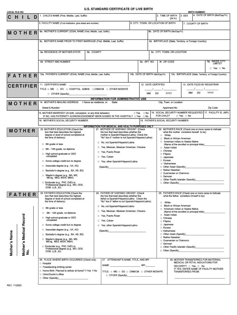 Birth Certificate Maker - Fill Online, Printable, Fillable Intended For Birth Certificate Fake Template