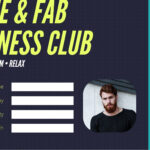 Black Teal Neon Yellow Gym Membership Fitness Id Card Inside Gym Membership Card Template