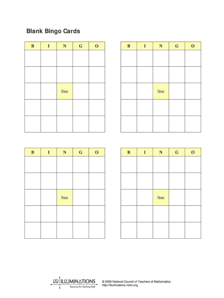 Blank Bingo Cards Printable – Fill Online, Printable Throughout Clue Card Template