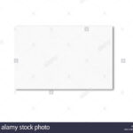 Blank Business Card Mockup Template Isolated On White Stock Pertaining To Plain Business Card Template