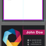 Blank Business Card Template Psdxxdigipxx On Deviantart With Photoshop Business Card Template With Bleed