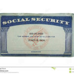 Blank Card Stock Photo. Image Of Financial, Card, Social For Blank Social Security Card Template