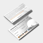 Blank Official Wallet Cards In Fall Protection Certification Template